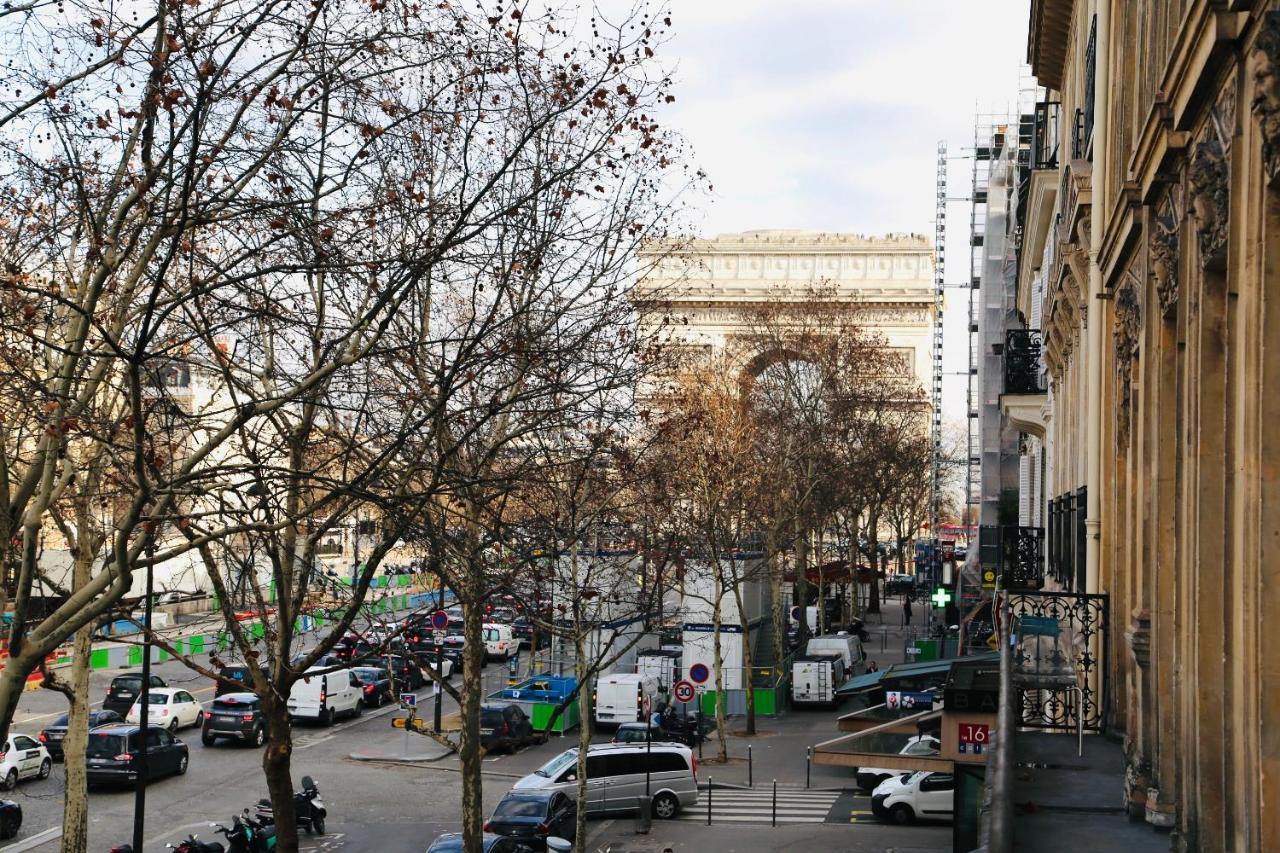 Suite Junior Avec Balcon Et Vue Sur Arc De Triomphe Париж Экстерьер фото