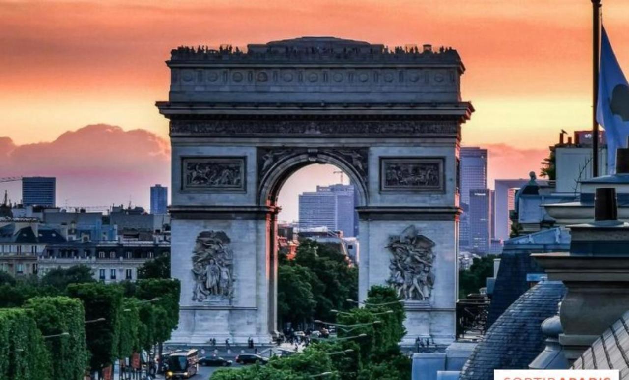 Suite Junior Avec Balcon Et Vue Sur Arc De Triomphe Париж Экстерьер фото